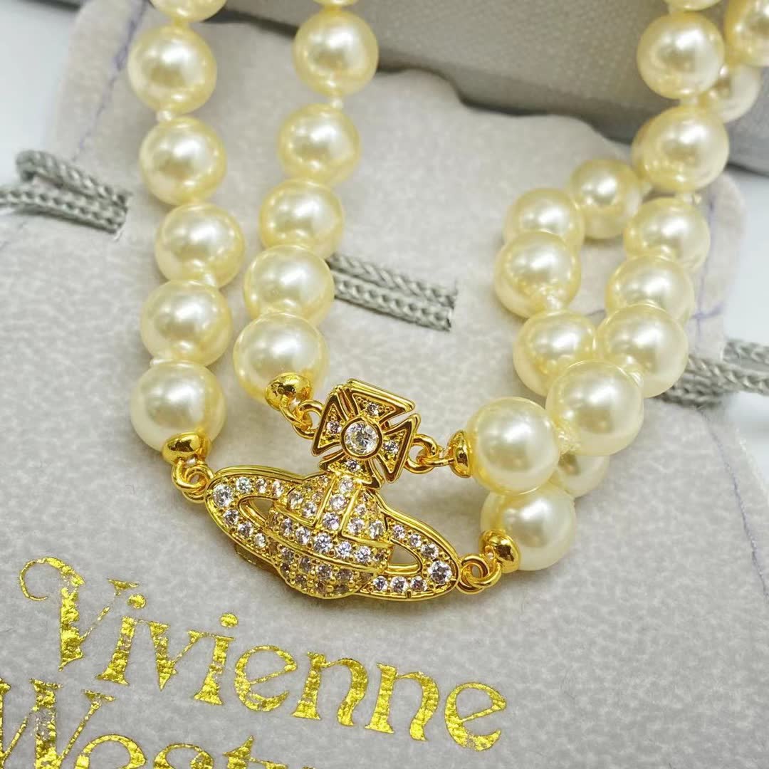 Vivienne Westwood Double-Strand Pearl Necklace